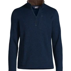 Men's Sweater Fleece Quarter Zip Pullover