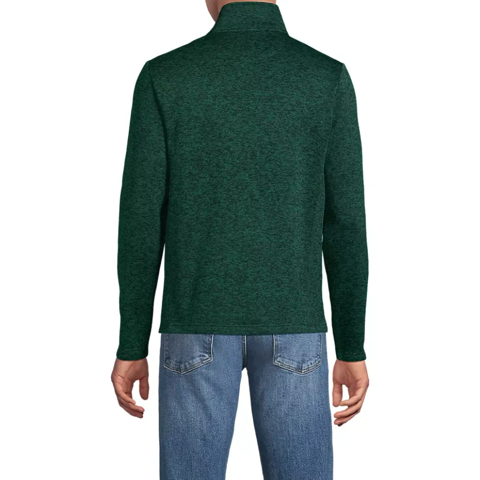 Men's Sweater Fleece Zip Front Jacket