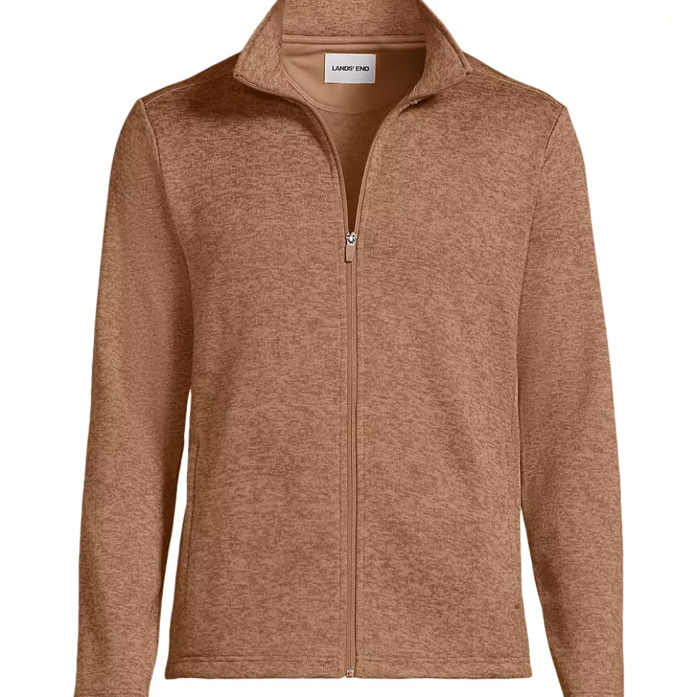 Men's Sweater Fleece Zip Front Jacket
