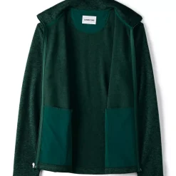 Men's Sweater Fleece Zip Front Jacket