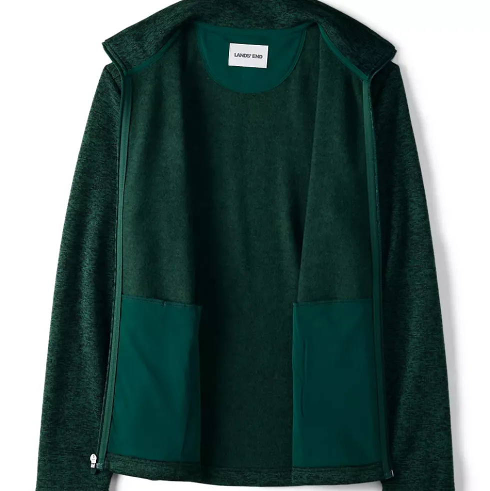 Men's Sweater Fleece Zip Front Jacket