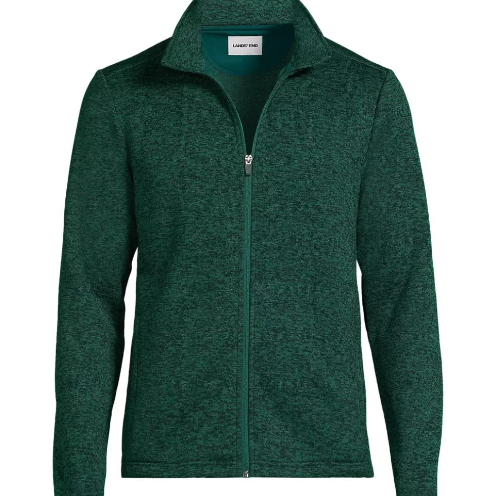 Men's Sweater Fleece Zip Front Jacket