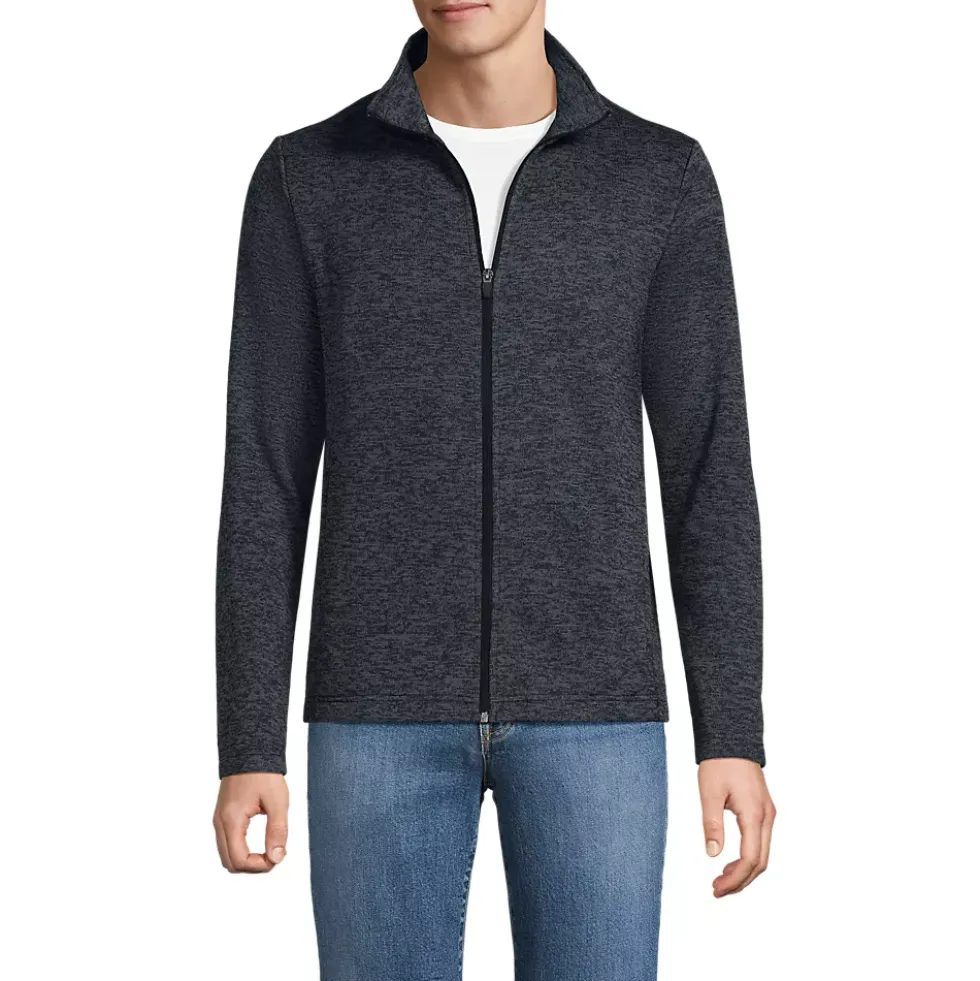 Men's Sweater Fleece Zip Front Jacket