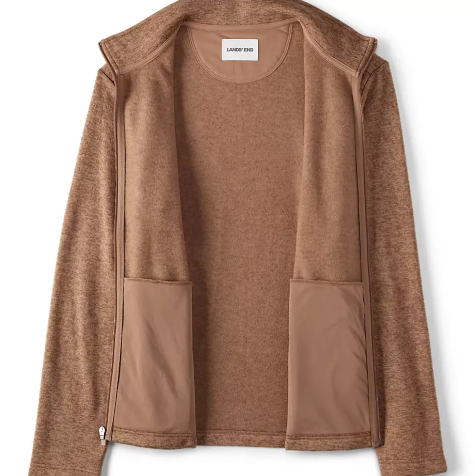 Men's Sweater Fleece Zip Front Jacket
