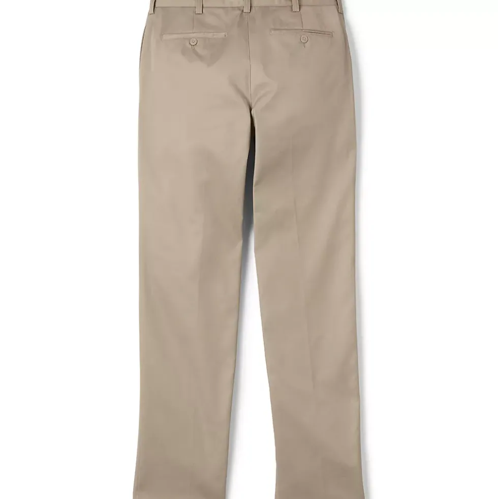 Men's Tailored Fit Blend Plain Front Pants
