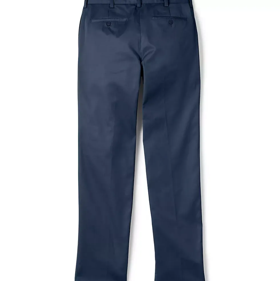 Men's Tailored Fit Blend Plain Front Pants