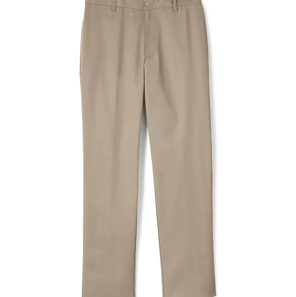 Men's Tailored Fit Blend Plain Front Pants