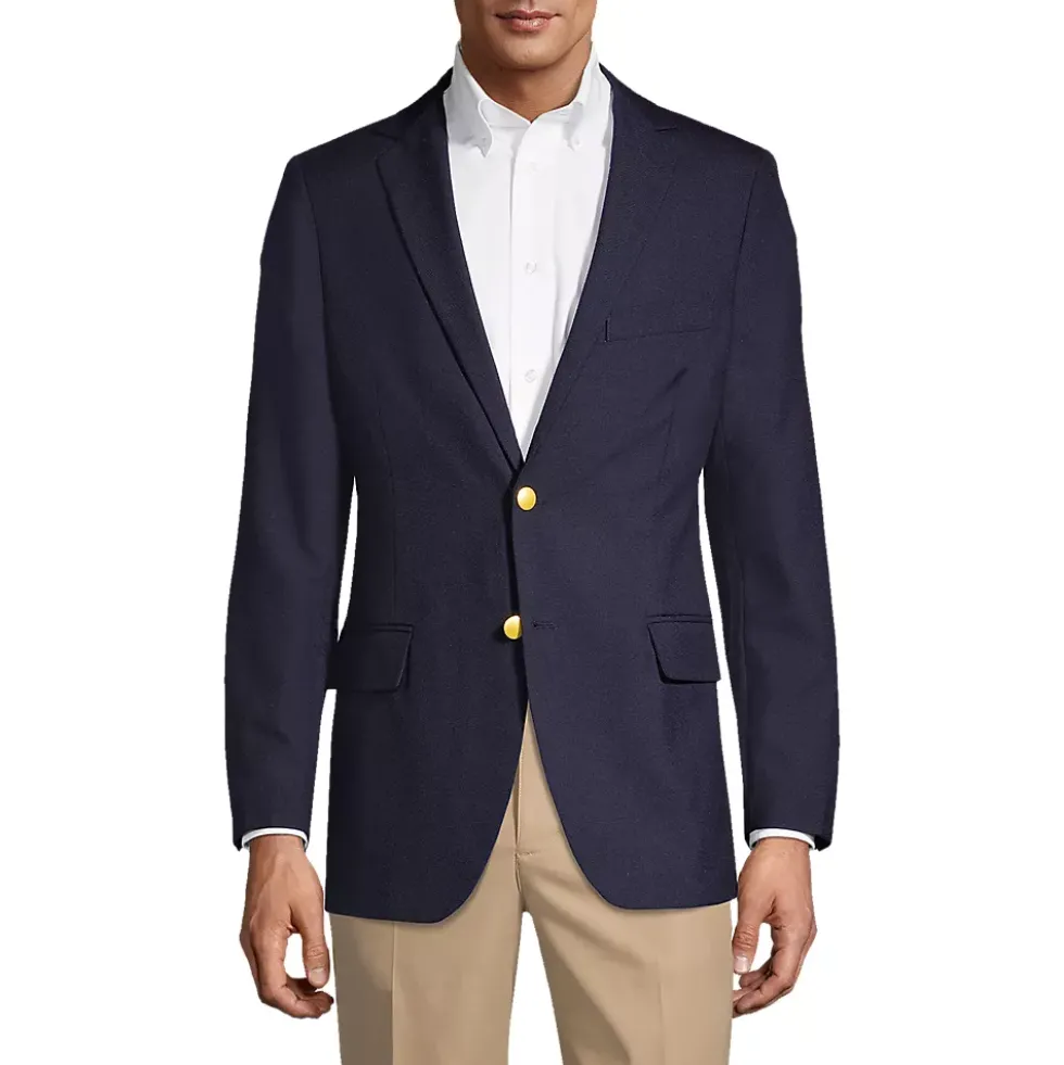 Men's Tailored Fit Hopsack Blazer