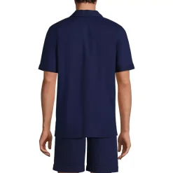 Men's Tall Short Sleeve Essential Pajama Shirt