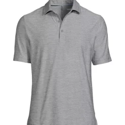 Men's Tall Short Sleeve Flex Performance Pieced Yoke Polo