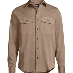 Men's Tall Sun Washed Overshirt