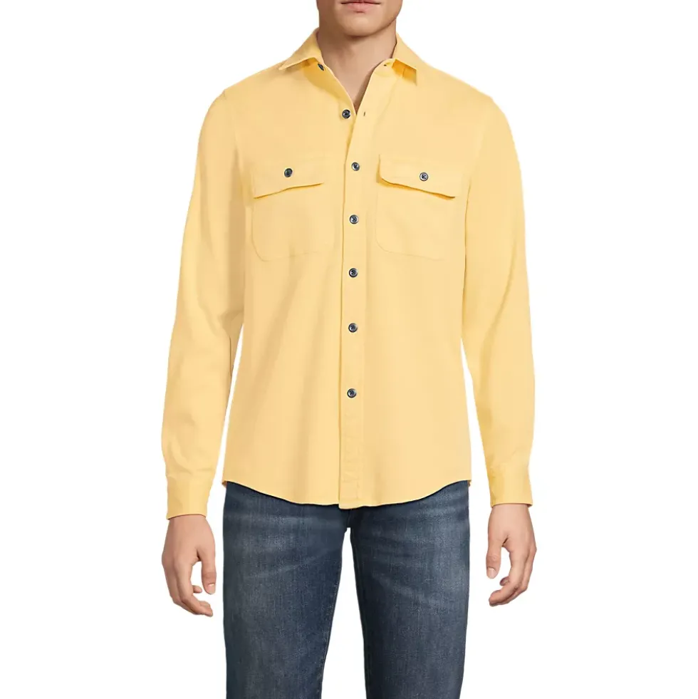 Men's Tall Sun Washed Overshirt
