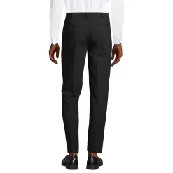 Men's Tall Washable Wool Plain Trousers