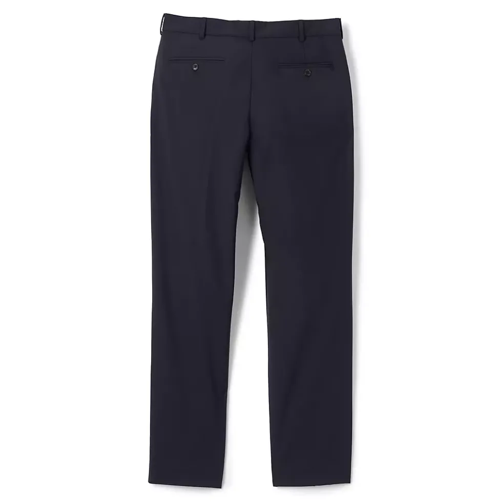 Men's Tall Washable Wool Plain Trousers