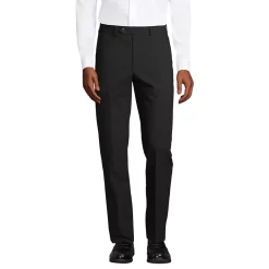 Men's Tall Washable Wool Plain Trousers