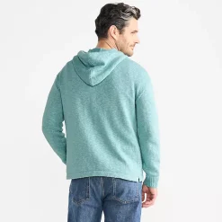 Men's Textural Slub Hoodie Sweater