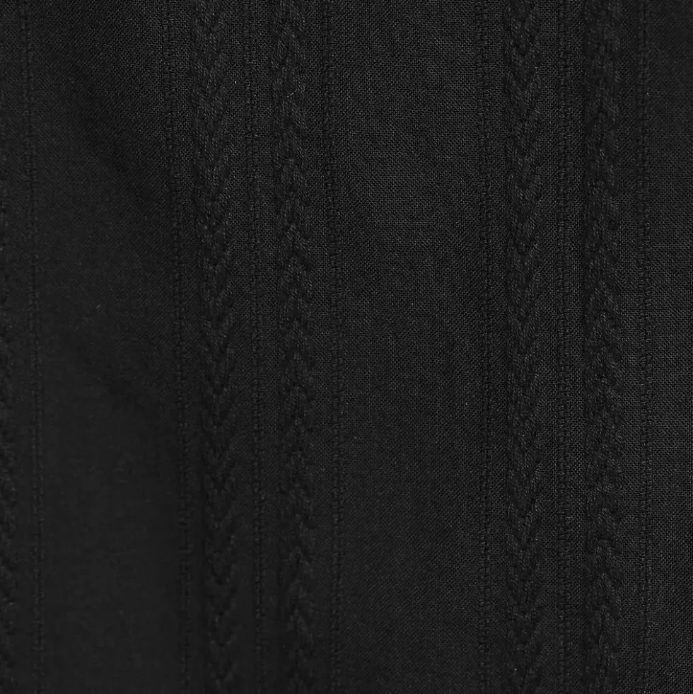 Men's Textured Camp Collar Shirt