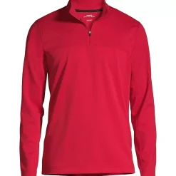 Men's Textured Quarter Zip Pullover