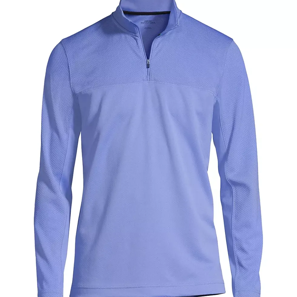 Men's Textured Quarter Zip Pullover