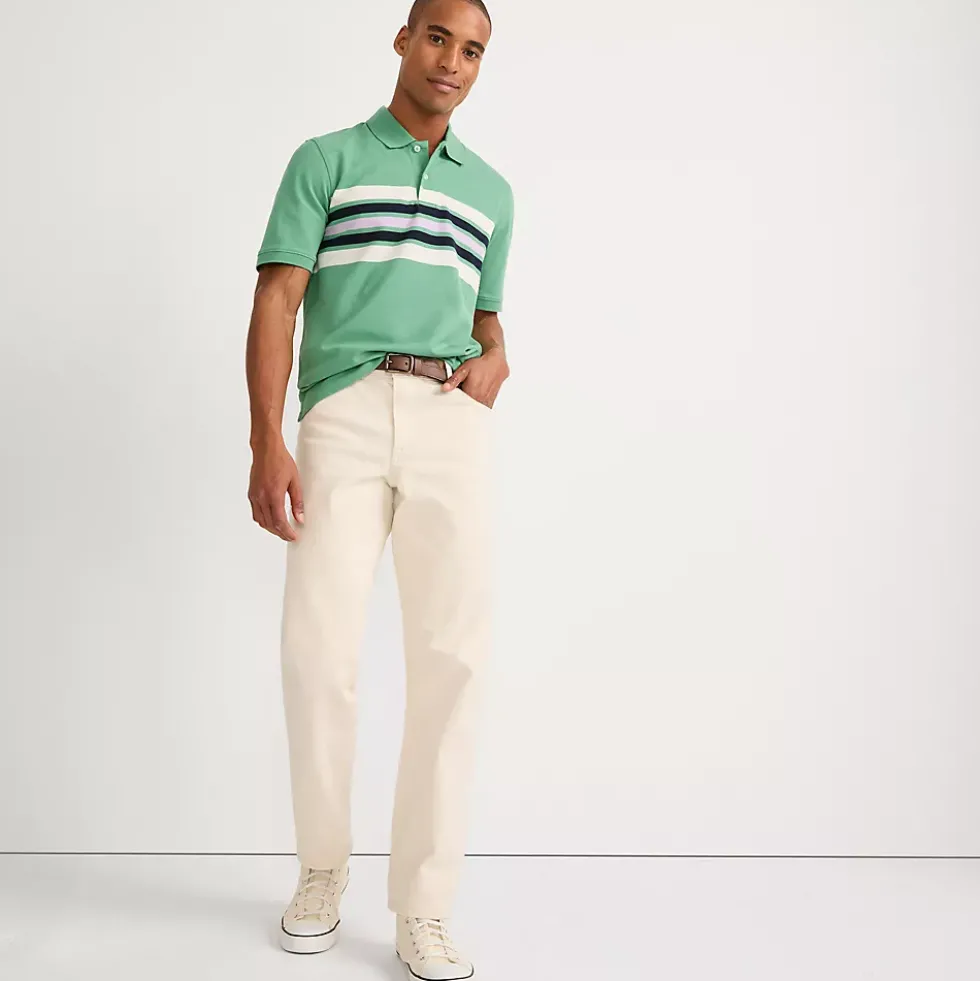Men's Traditional Fit Comfort Waist Stretch Jeans