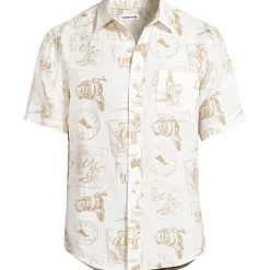 Men's Traditional Fit Short Sleeve Linen Shirt