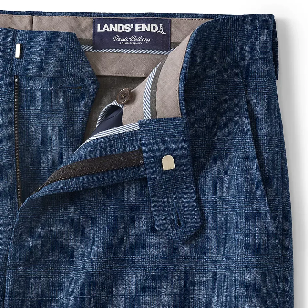 Men's Traditional Fit Year'rounder Stretch Wool Dress Pants