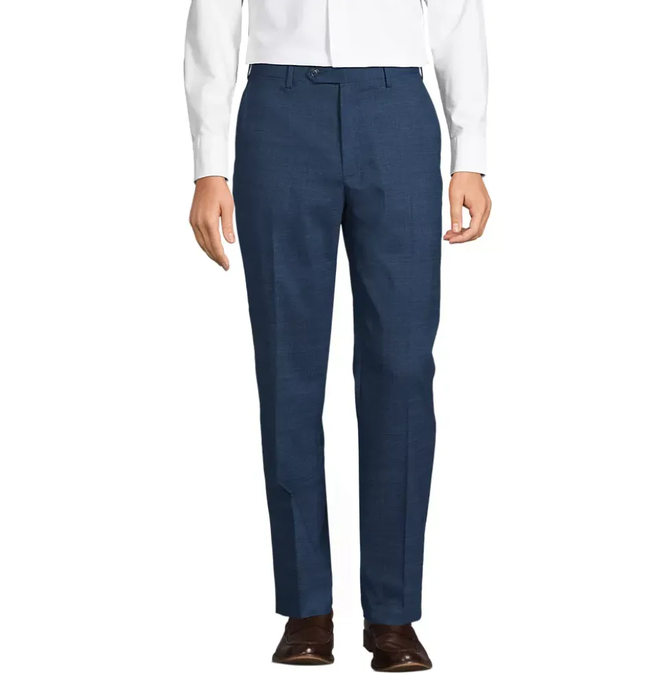 Men's Traditional Fit Year'rounder Stretch Wool Dress Pants