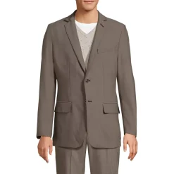 Men's Traditional Fit Year'rounder Stretch Wool Suit Jacket