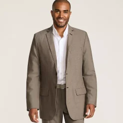 Men's Traditional Fit Year'rounder Stretch Wool Suit Jacket