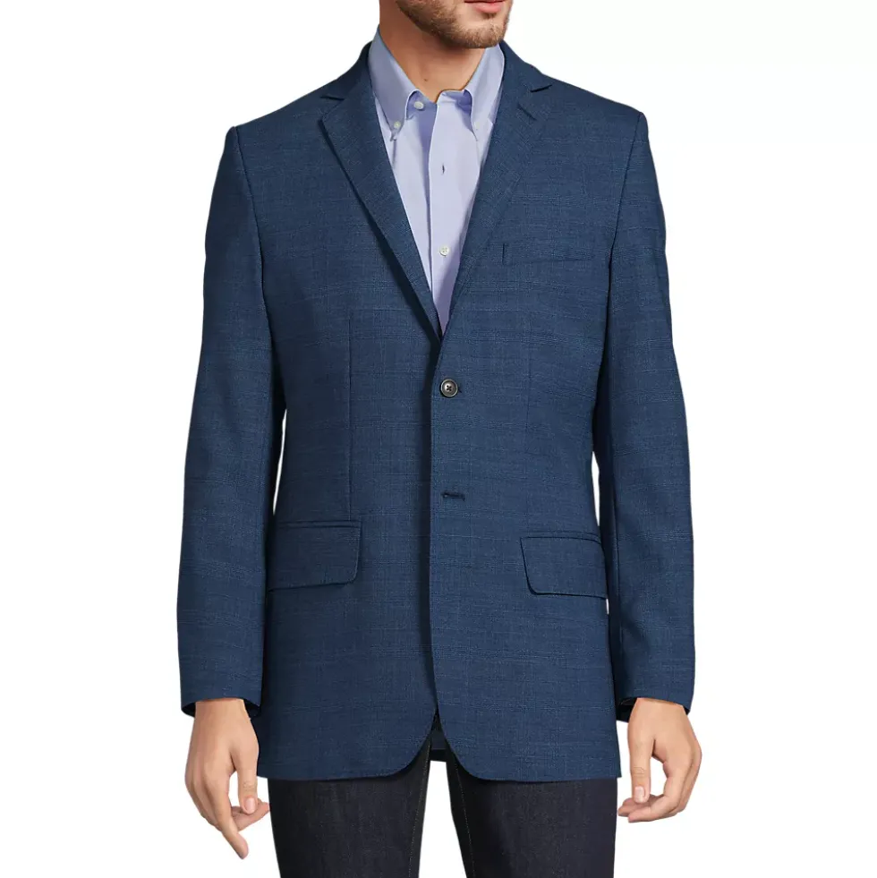 Men's Traditional Fit Year'rounder Stretch Wool Suit Jacket