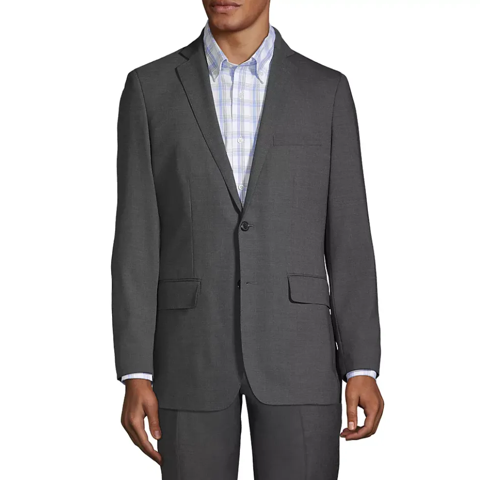 Men's Traditional Fit Year'rounder Stretch Wool Suit Jacket
