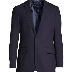 Men's Traditional Fit Year'rounder Stretch Wool Suit Jacket