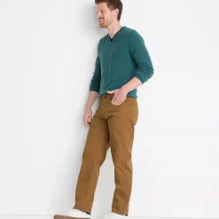 Men's Travel Kit Comfort Waist Traditional Fit 5 Pocket Pant