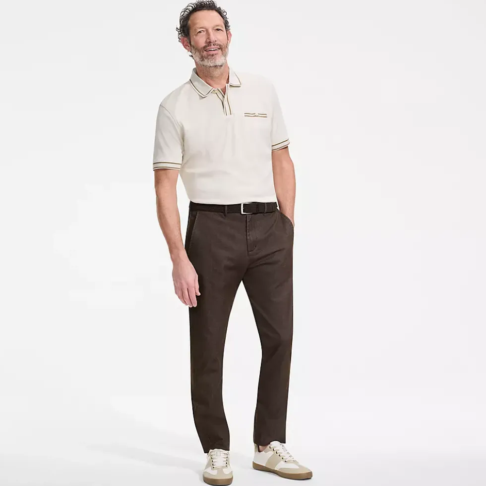 Men's Travel Kit Comfort Waist Classic Fit Chino Pant