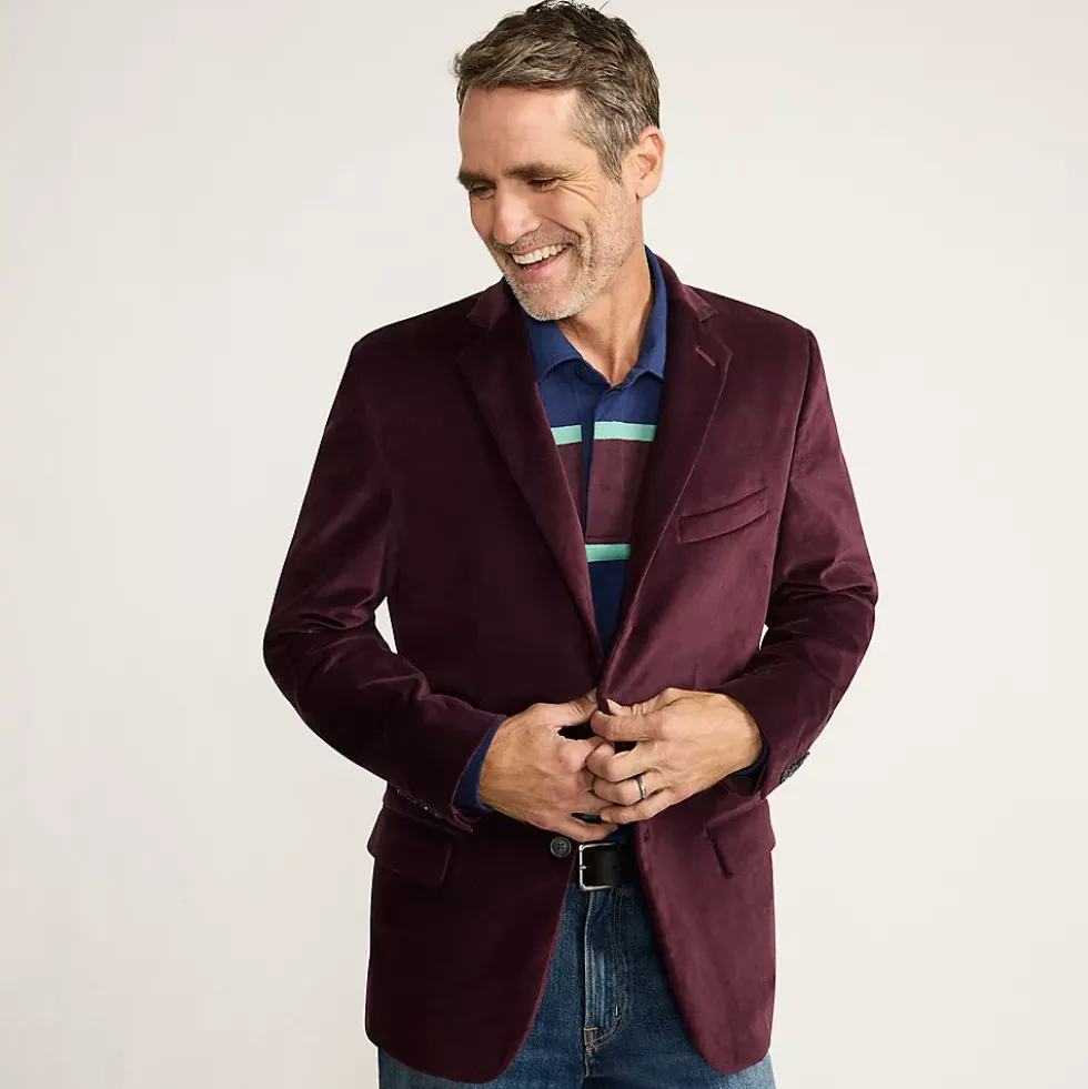 Men's Velvet Blazer