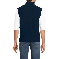 Men's Washable Merino Full Zip Sweater Vest