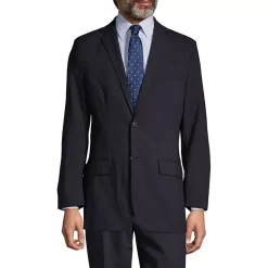 Men's Washable Wool 2 Button Traditional Fit Suit Jacket