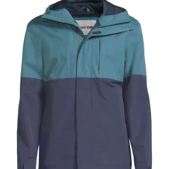 Men's Waterproof Colorblock Raincoat