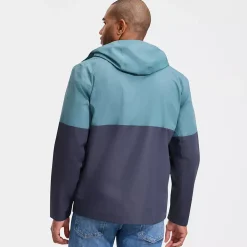 Men's Waterproof Colorblock Raincoat