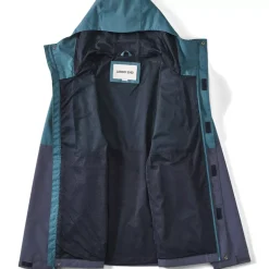 Men's Waterproof Colorblock Raincoat