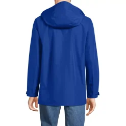 Men's Waterproof Hooded Packable Rain Jacket