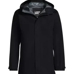 Men's Waterproof Hooded Packable Rain Jacket