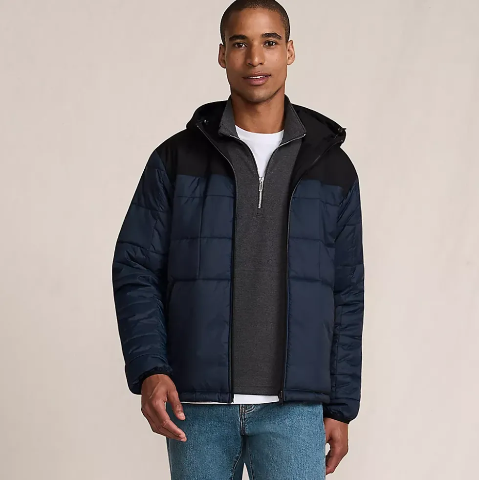 Men's Weatherproof Reversible Hooded Jacket