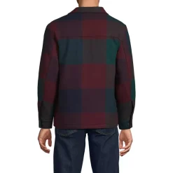 Men's Wool Blend Shirt Jacket