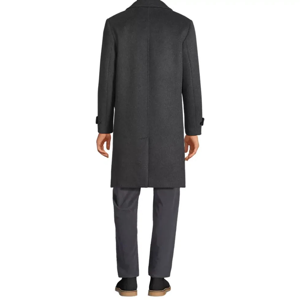Men's Wool Blend Top Coat