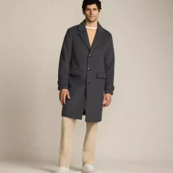 Men's Wool Blend Top Coat