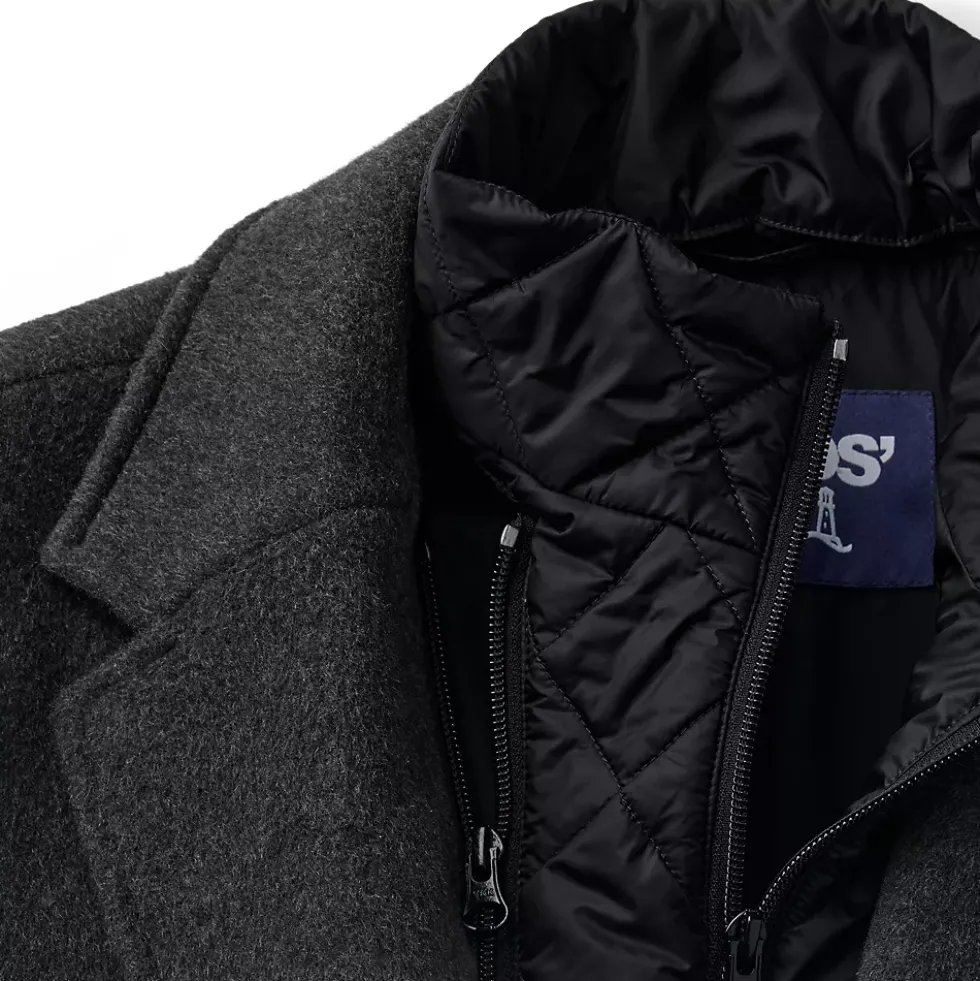 Men's Wool Blend Top Coat