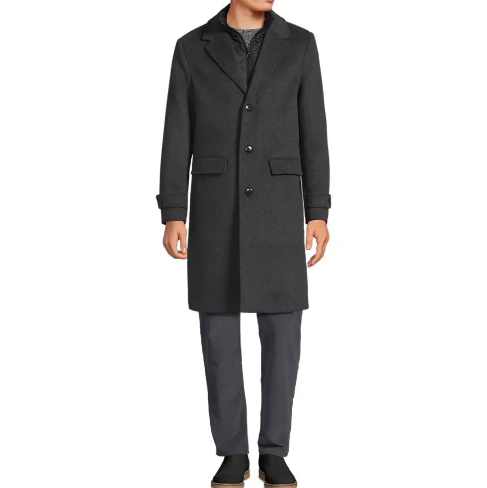 Men's Wool Blend Top Coat