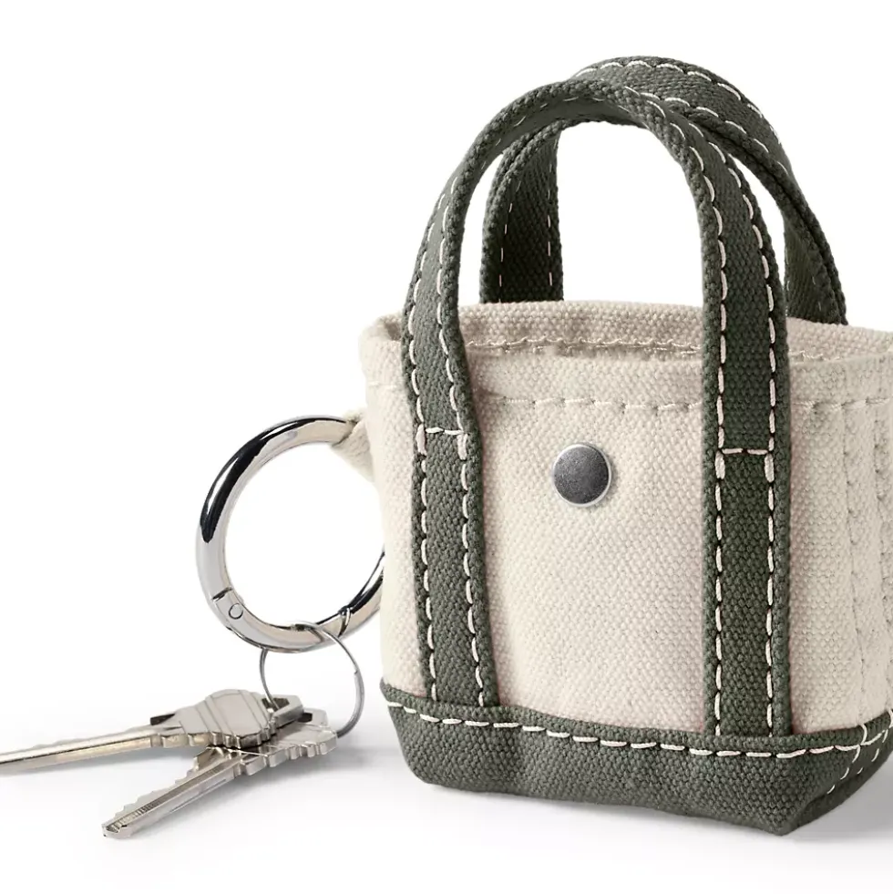 Micro Canvas Tote Charm