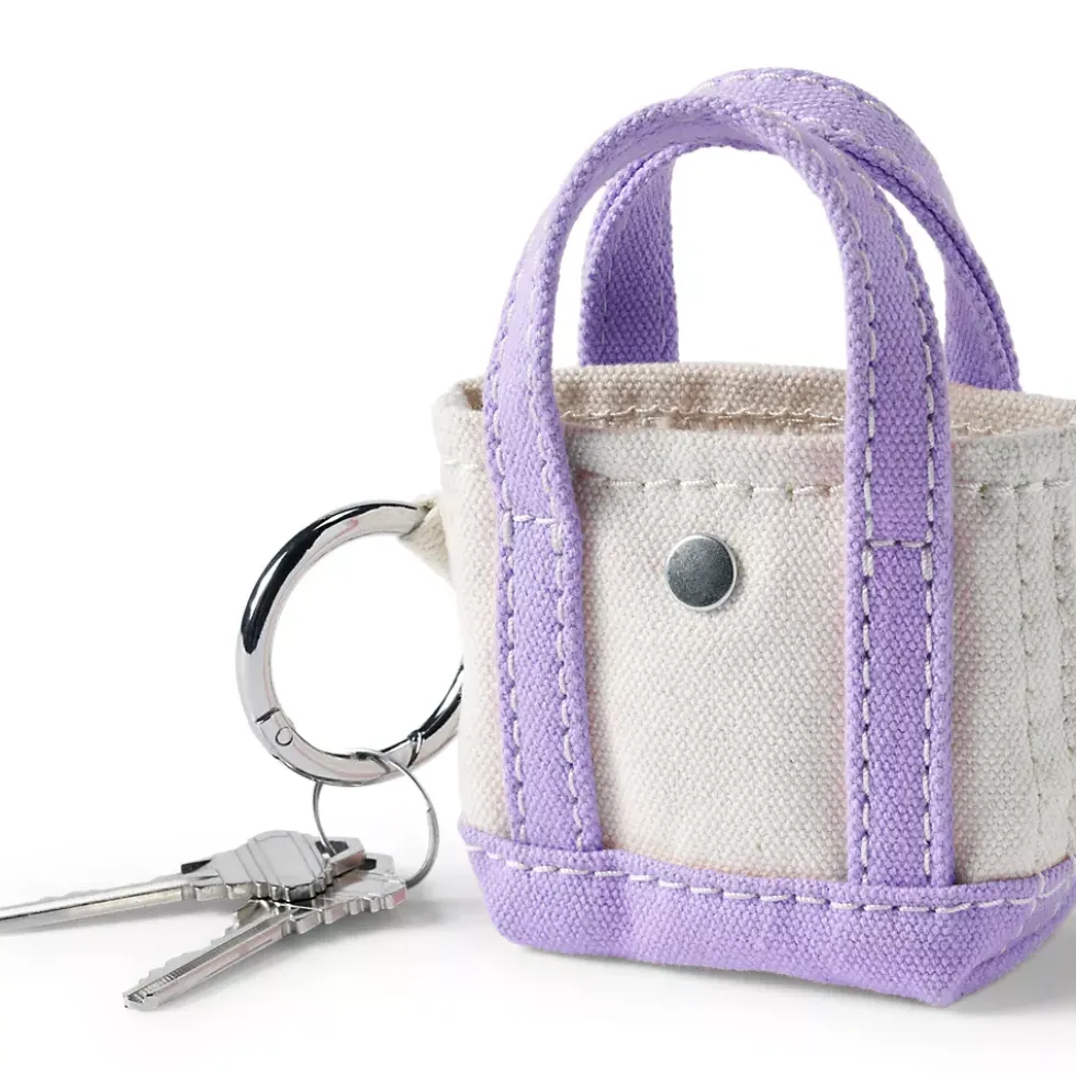 Micro Canvas Tote Charm